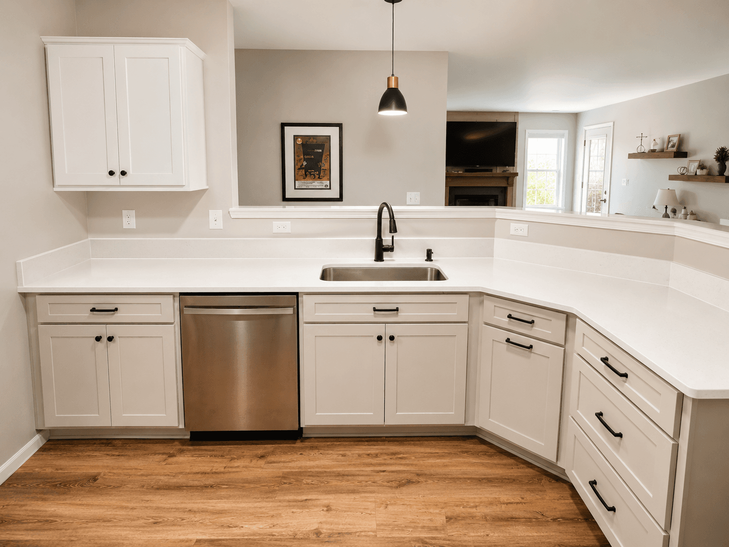 Kitchen Cabinet Refacing Example