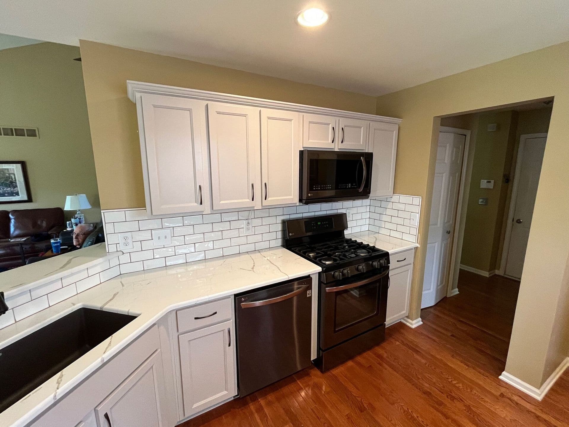 Cabinet Refacing Project After Photo